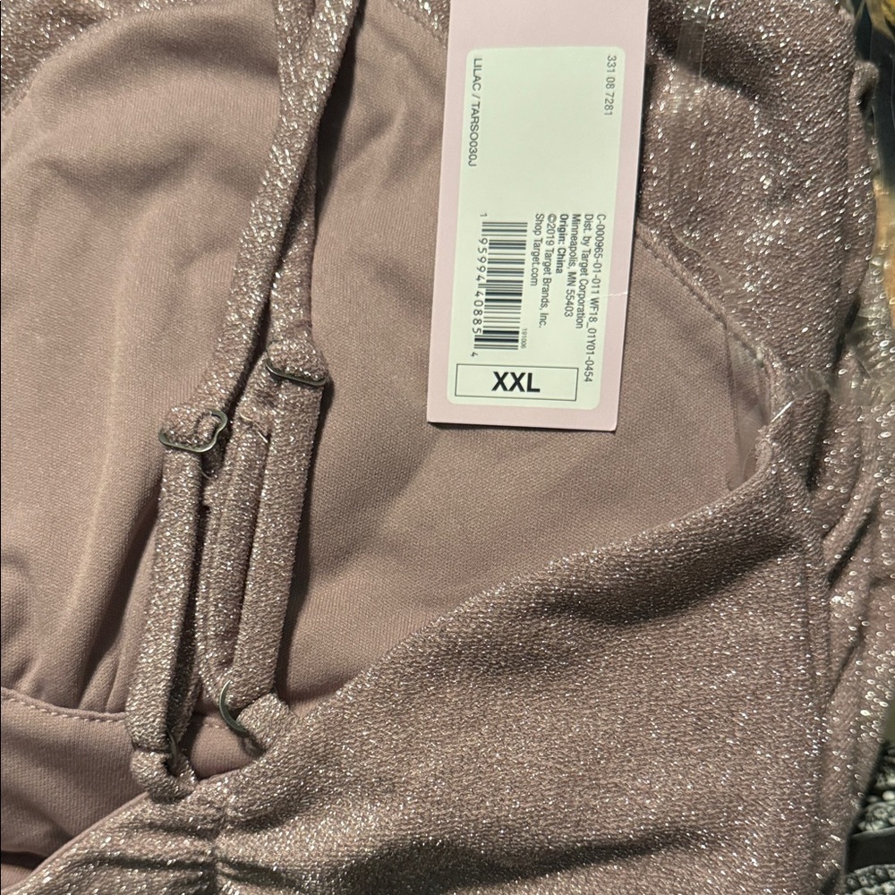 Wild Fable Shimmery Lilac Mini Dress - Picture 2 of 2